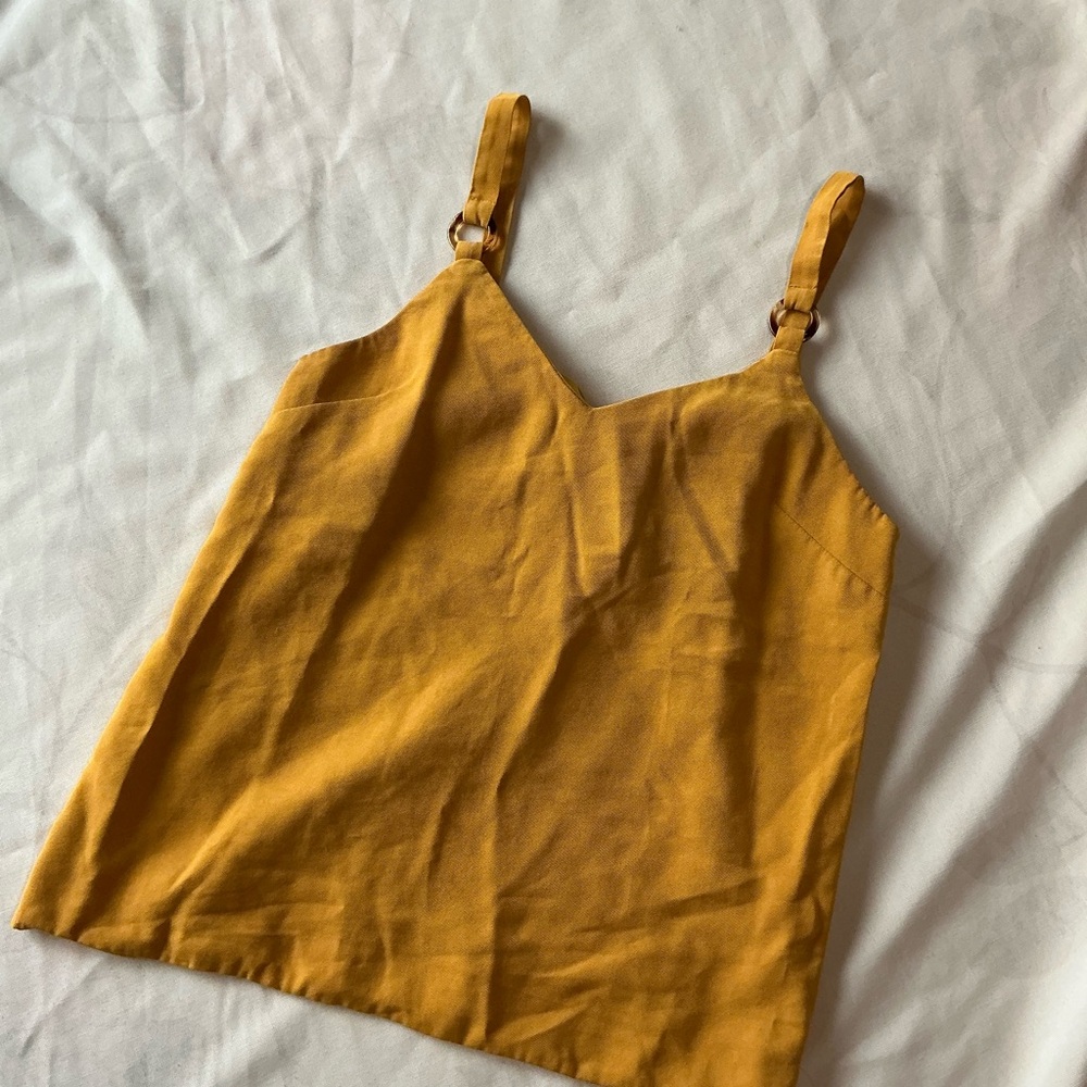 Topshop Mustard Camisole Top 2